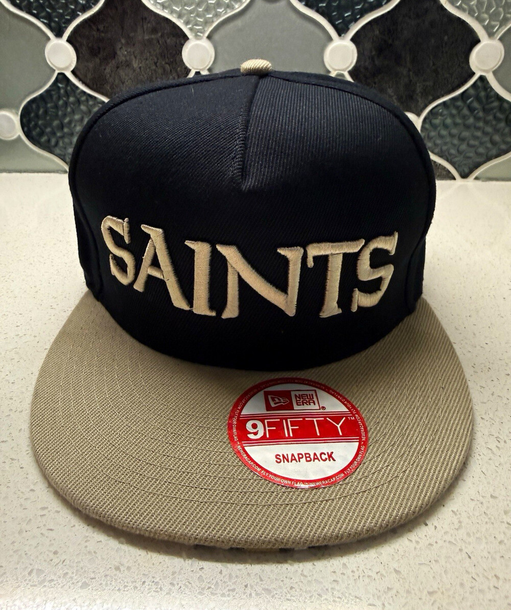 New Orleans Saints New Era 9FIFTY Snapback Hat NFL Vintage Collection Underbrim